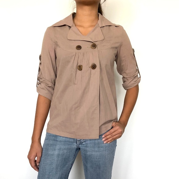 LOVESTITCH - Rolled Sleeve Shirt Jacket - Picture 2 of 5
